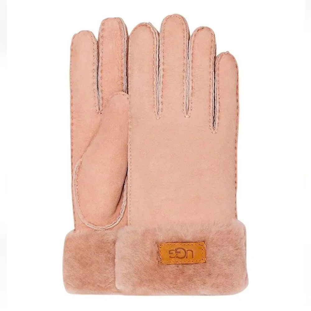Ugg Classic Turn-Cuff Glove-‎ Pink Cloud